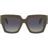 Fendi Grey Gradient Square Ladies Sunglasses FF 0263/S 